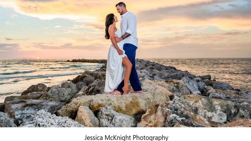 Couples beach photography