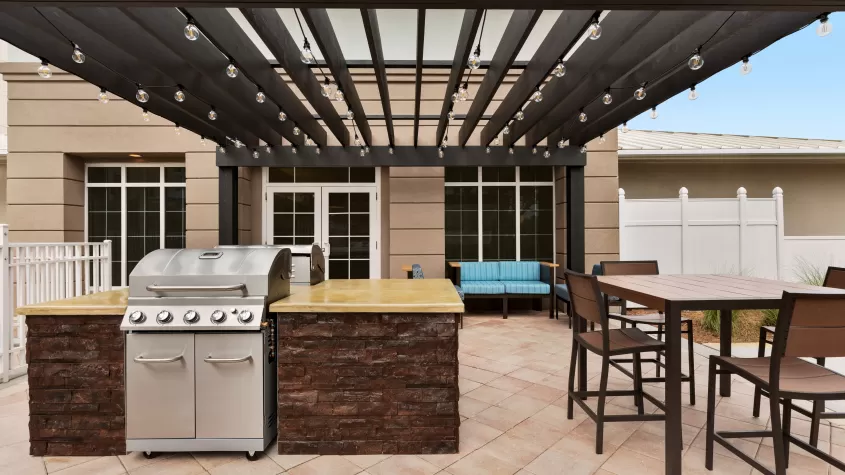 Outdoor Space with Grills