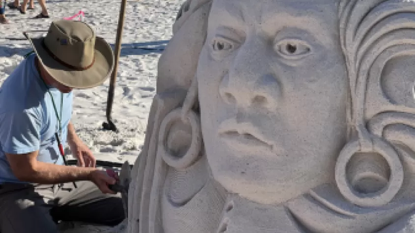 Sand sculpture