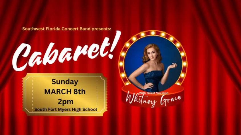 Whitney Grace performs with the Southwest Florida Concert Band