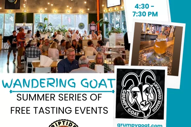 Grumpy Goat coffee tasting event
