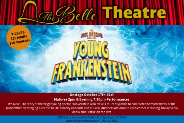 Young Frankenstein Onstage 10/17-10/31/2025
