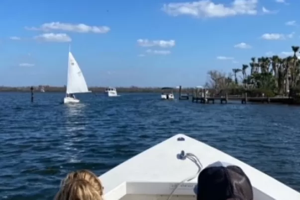 Departing Cabbage Key