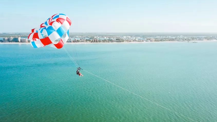 Flying high over Fort Myers Beach