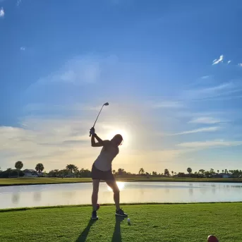 Golfing Golf Course Palms